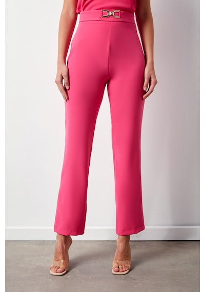 Sateen Aksesuar Detaylı Pantolon - Pembe