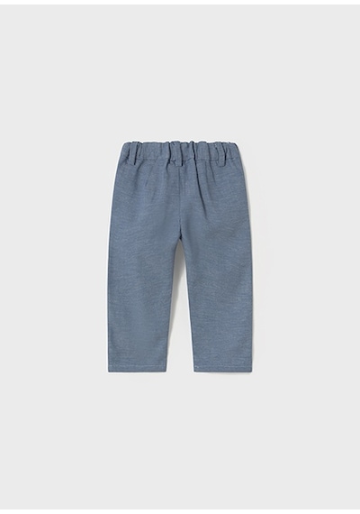 Mayoral 1576 Erkek Bebek Keten Pantalon Mavi