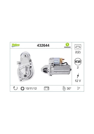 Mercedes Sprinter 213 Cdi Mars Motoru 2001-2011 Valeo 432644