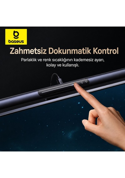 Baseusonline İ-wok 3 Manyetik Monitör Işığı 2700k-6000k Siyah