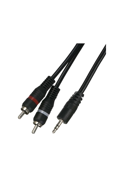 4794s 3.5mm Stereo To 2rca Aux Ses Kulaklık Çevirici Kablosu 1.8M