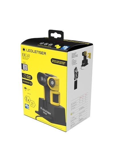 Ledlenser Exc6r Çalışma Feneri Sarı - Siyah