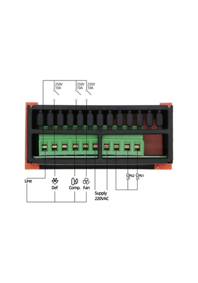 Etc 974 Dijital Termostat Çift Prop