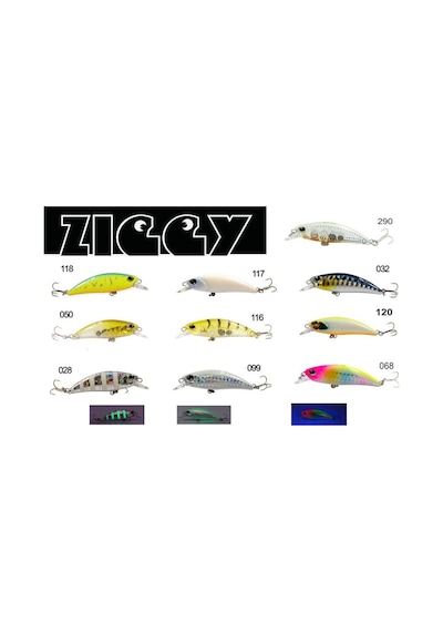 Fujin Ziggy 50Mm Lrf Maket Balık 120 Nacre Lemon