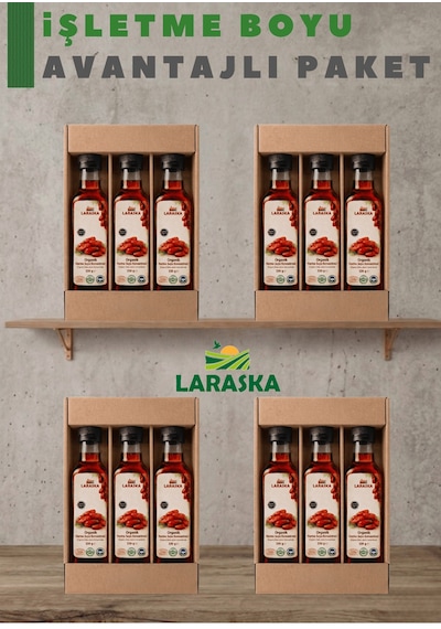 Organik Hurma Suyu Konsanteresi 330g X 12 İşletme Boyu Avantajlı Paket