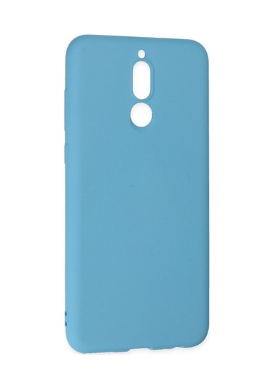Newface - 547 - Huawei Mate 10 Lite Kılıf Nano İçi Kadife Silikon - Csmo-tex - - Mavi