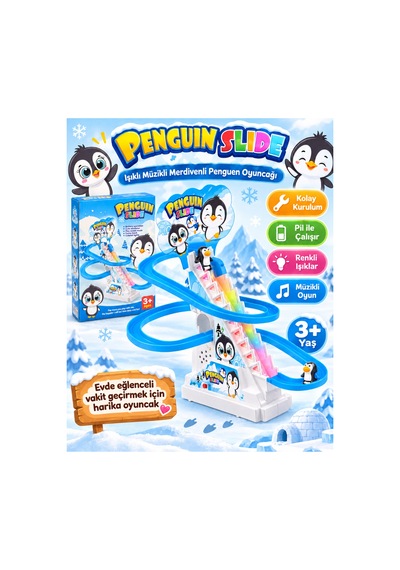 Dön Dolaş Penguen Merdiven Small Işıklı Müzikli - 922840751