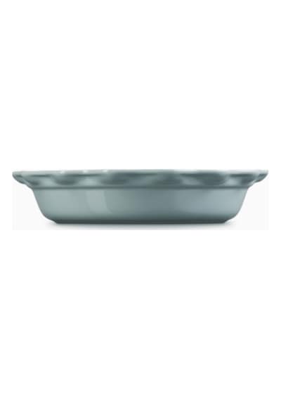 Le Creuset Seramik Dalgalı Kenar Lüks Tart Kalıbı Fırın Tepsisi Açık Yeşil 23 Cm