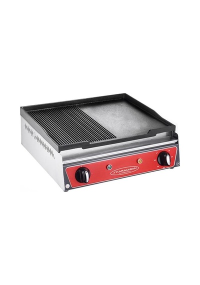 Karacasan Endüstriyel 50 Lik 2500 W Elektrikli 50 Cm Döküm Izgara Krcs.eızde.50
