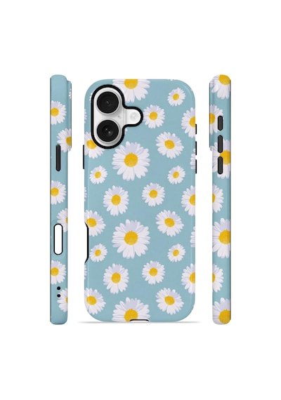 Apple iPhone Uyumlu 17 Vorian Çift Katmanlı Kılıf Daisy Sky