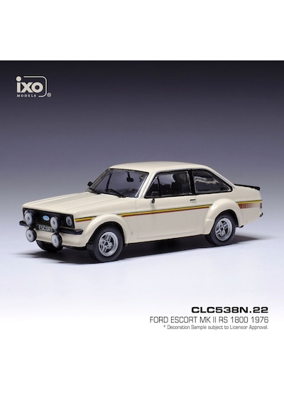 1:43 Ölçek Ixo 1976 Ford Escort Mk I Diecast Metal Minyatür Model Araba 10cm