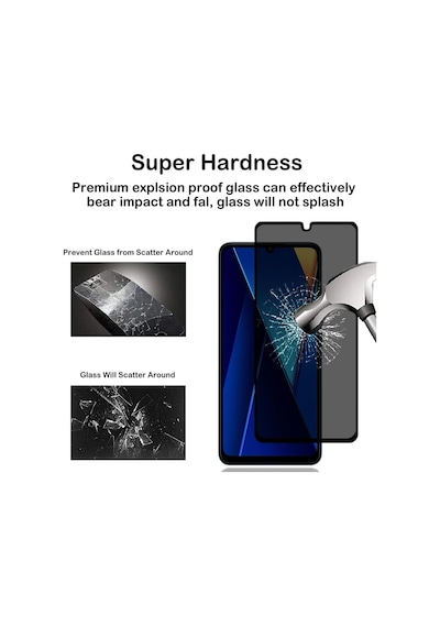 Xiaomi Redmi 14c Darbe Emici Hayalet Ekran Koruyucu Kırılmaz Cam