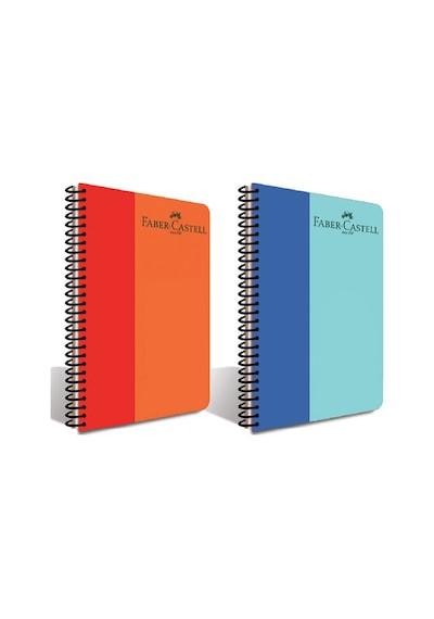 Faber Castell A4 160yp Çizgili PP Kapak Bicolor Spiralli Defter