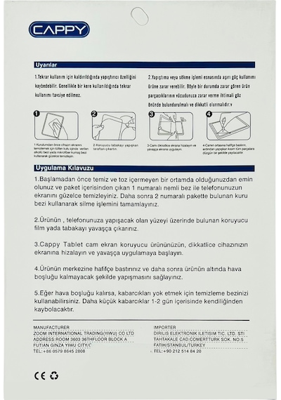 Nettech Samsung Galaxy Tab S10 Fe Plus Uyumlu Ön Koruma Cam Ekran Koruyucu - Şeffaf