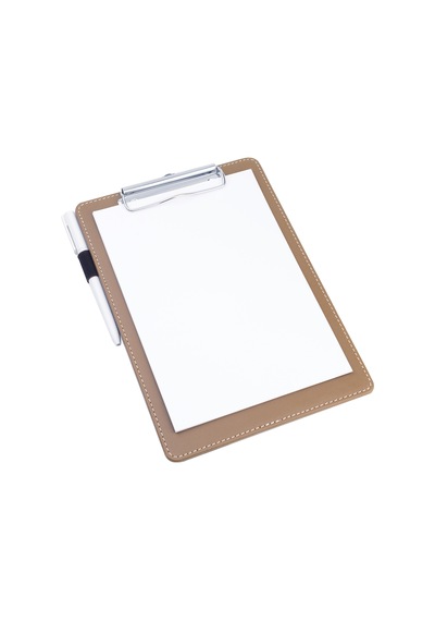 Sekreterlik,a5 Küçük Boy,kapaksız,a5 Clipboard Vegan Suni Deri,17,5x24,5 Cm.,vizon