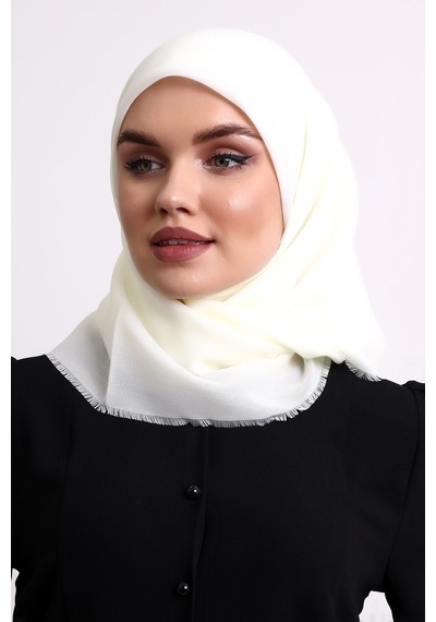 Pamuklu Pano Düz Desensiz Örtü Krem