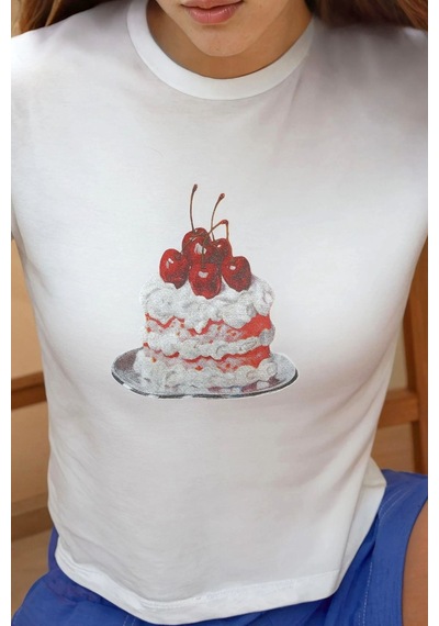 Hiccup Baskı Detaylı Regular Fit Bisiklet Yakalı %100 Pamuklu Crop T-shirt Kırmızı Hiccup Baskı Detaylı Regular Fit Bisiklet Yakalı %100 Pamuklu Crop T-shirt Kırmızı