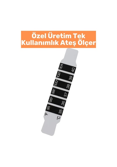 Tek Kullanımlık Çocuk Bebek Ateş Ölçer 4'lü