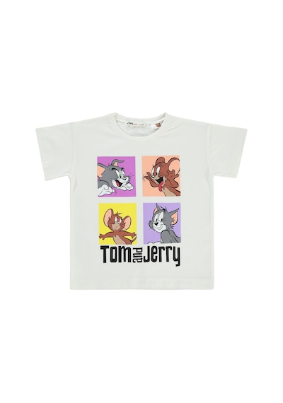 Tom And Jerry Kız Çocuk Tişört 2-5 Yaş Ekru 18849177224s1 Ekru