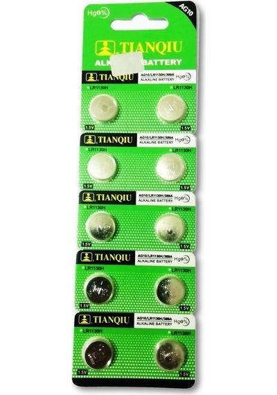 Tıanqıu 10 Adet Lr1130 Ag10 Cihaz Ve Saat Pili