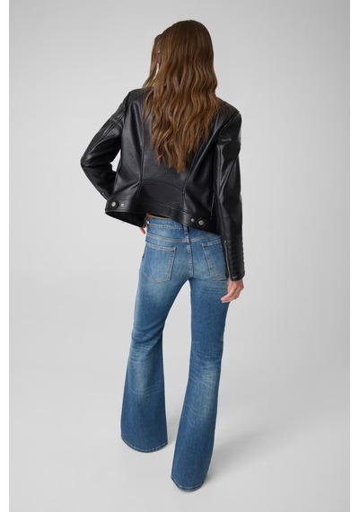 Guess Marlene Kadın Suni Deri Ceket W6yl25w2914 Siyah