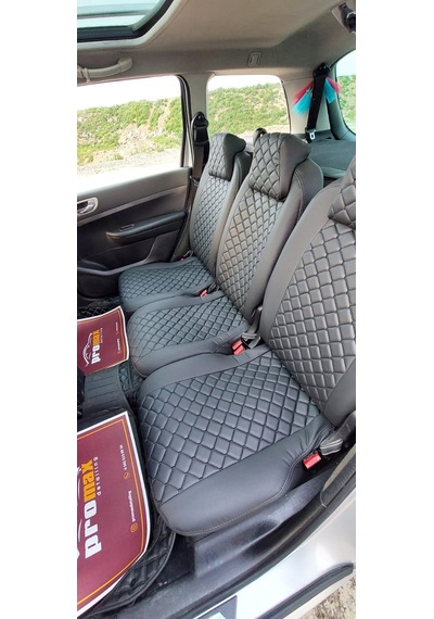 Peugeot 307 Araca Özel Deri Oto Koltuk Kılıfı (158097)