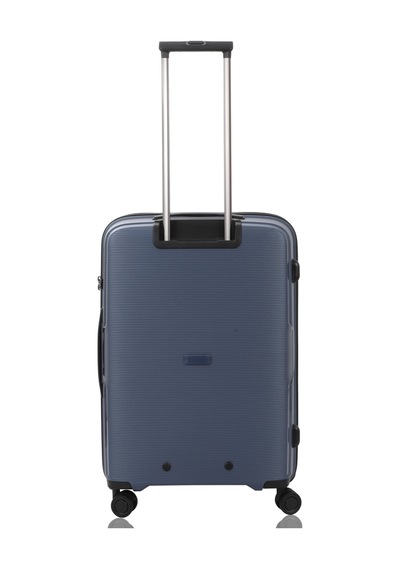 Baggaj V2408 Policarbon Valiz Siyah Set Blue