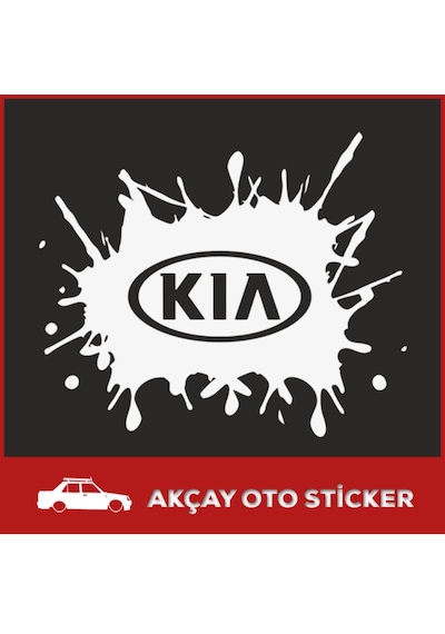 Tüm Araçlara Uygun Uyarı Boya Sıçraması Sticker Uyarı Araç Sticke