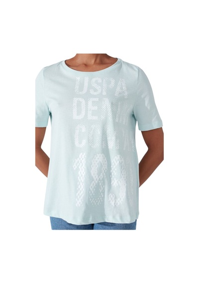 U.S. Polo Assn. Kadın Bisiklet Yaka Tişört 1570800 Nil