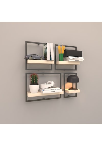 Rafkestir Milano Raf Seti - Model 3 Krem ( Mat )