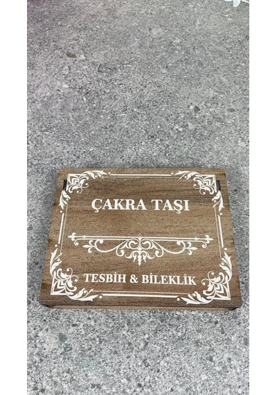 Çakra Taşı Tesbih Ve Doğal Taş Bileklik Seti Özel Hediye Kutulu Çok Renkli
