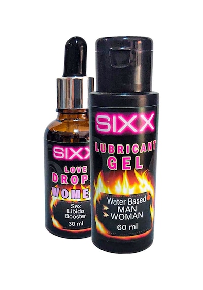 Sıxx Bay Ve Bayanlara Uygunlubrıkant60 Ml Jel + Kadınlara Özel Cinseldamla