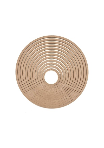 12'li Ham Mdf, 8mm Kalınlık, 30 Cm Kasnak, Boyanabilir Vidasız Kasnak, Makrome Halkası, Düş Kapanı