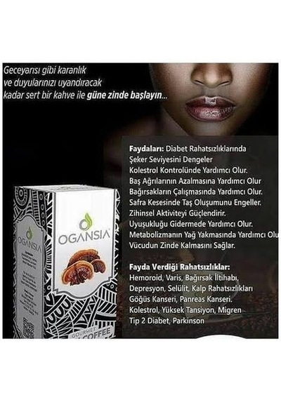 Ogansia Black Coffee 105 Gr