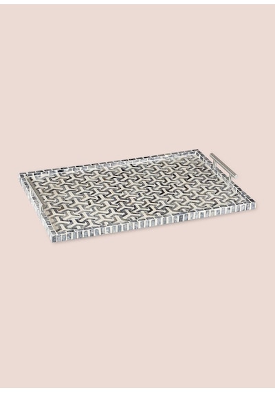 The Mia Sedef Tepsi 55x35x2 Cm Tlc0098 Lacivert