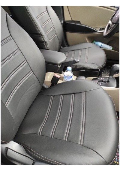 Hyundai Accent Blue Araca Özel Deri Oto Koltuk Kılıfı (496210855)