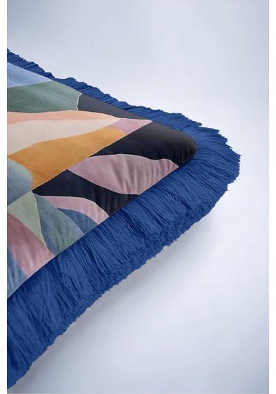 Soyut Çiçek Desen Saçaklı Yastık Kılıfı-sanatsal Floral Mavi Pembe Lacivert Püsküllü Kırlent Kılıfı Sessiz Esinti Ritüel Soyut Çiçek Desen Saçaklı Yastık Kılıfı-sanatsal Floral Mavi Pembe Lacivert Püsküllü Kırlent Kılıfı Sessiz Esinti Ritüel
