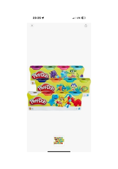 Playdoh Oyun Hamuru 4 Renk 1 Koli 16 Adet Mor