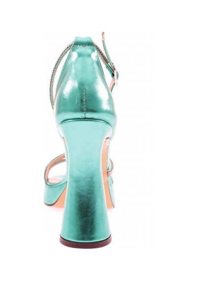 Dgn 3581-23y Kadin Kristal Taşli Çapraz Bantli Kalin Topuklu Sandalet 3581-2271-R13776 Yeşil Dgn 3581-23y Kadin Kristal Taşli Çapraz Bantli Kalin Topuklu Sandalet 3581-2271-R13776 Yeşil