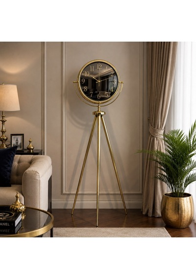 Gold Deluxe Aynalı Tripod 150 X 45 Cm Ayaklı Saat Diğer