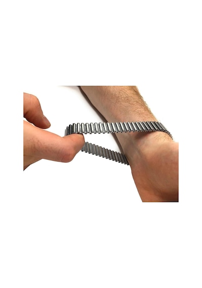 Yaylı Çelik Paslanmaz Metal Silver Saat Kordonu Kayışı 20mm Diğer