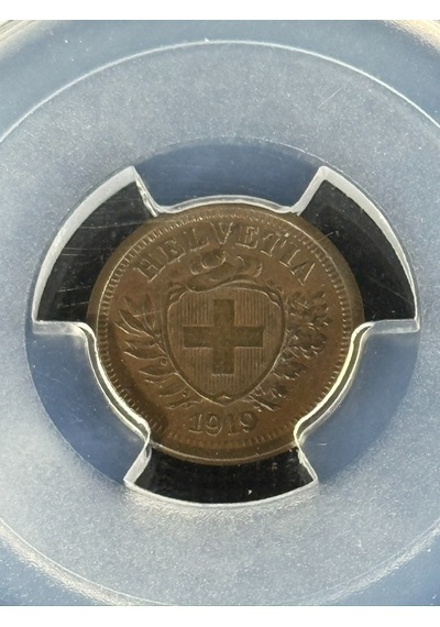 Pcgs Au58 1919 B İsviçre 1rap Sertifikalı Nfc Çipli Özel Koleksiyon Parası