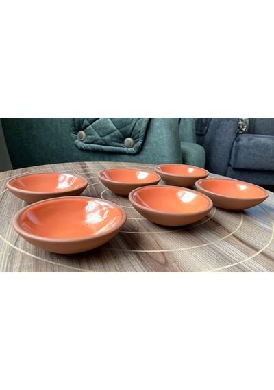 Athstore Turuncu Sosluk Reçellik Çerezlik Lokumluk Kase 6 Lı Set Turuncu