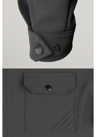 Goffra Erkek Metropole Modern Regular Fit Su İtici Teknik Ceket Haki M601-r0501-02