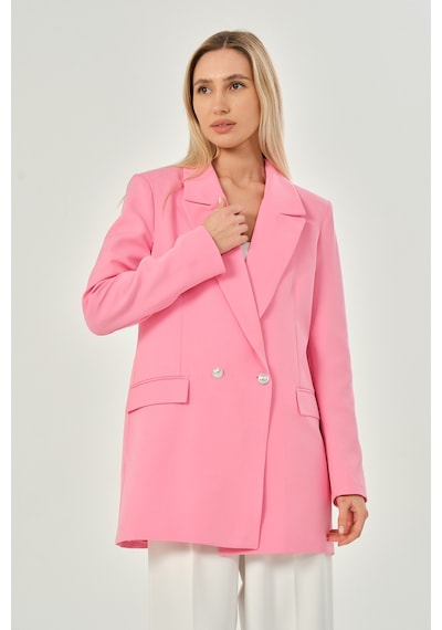 Oversize Dokuma Blazer Ceket 001