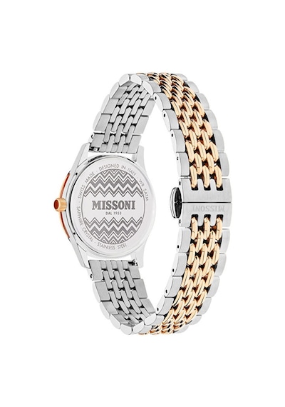 Missoni Mwcca0623 Pırlantalı Kadın Kol Saati Metalik Gri - Rose Gold