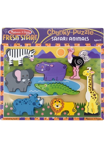 Melissa And Doug Ahşap Tombul Yapboz Safari