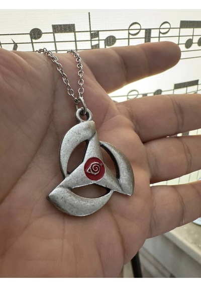 Kakashi Hatake Figürlü Kolye 60 Cm Zincirli Naruto Anime Temalı Unisex Takı Çok renkli