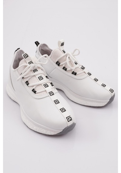 Dgn 17391 Erkek Bağcikli Casual Sneacker Ayakkabi 17391-17-R11355 Beyaz