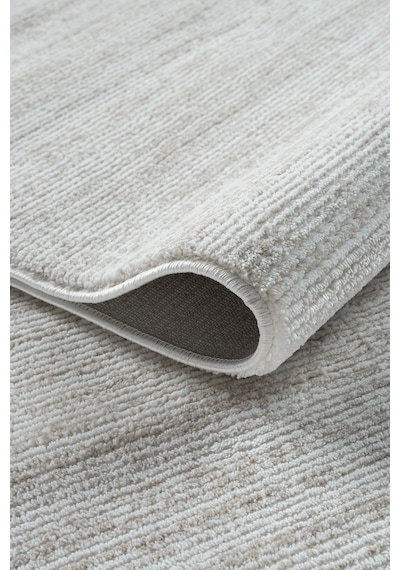 Mariesse Home Bambu Dokulu Modern Sık Dokuma Koridor Kesme Yolluk Dokuma Makine Halısı Bej